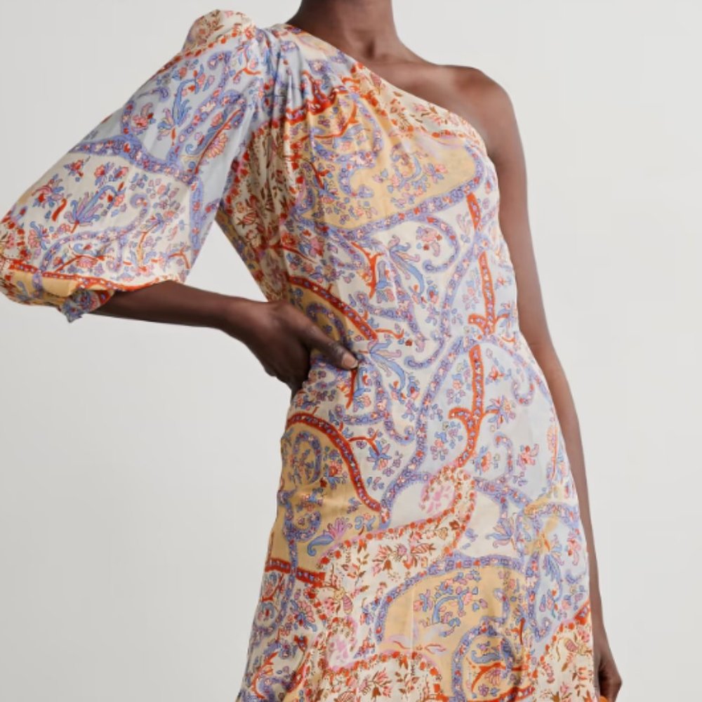 one shoulder Veronica Beard dress